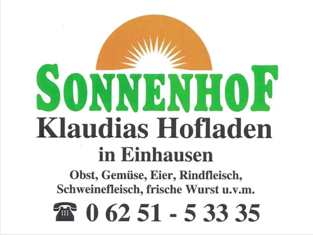 Sonnenhof - Klaudias Hofladen - Einhausen - Partner von Jahreszeiten regional erleben