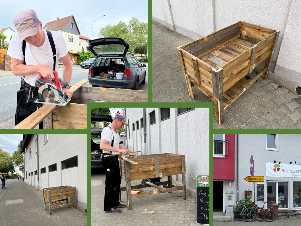 Genial Regional Verein - Urban Gardening in Bensheim - Jahreszeiten regional erleben - MAI 2022