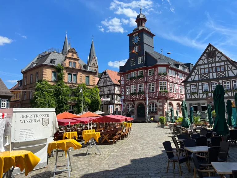 Der Bergsträßer Weinmarkt in Heppenheim