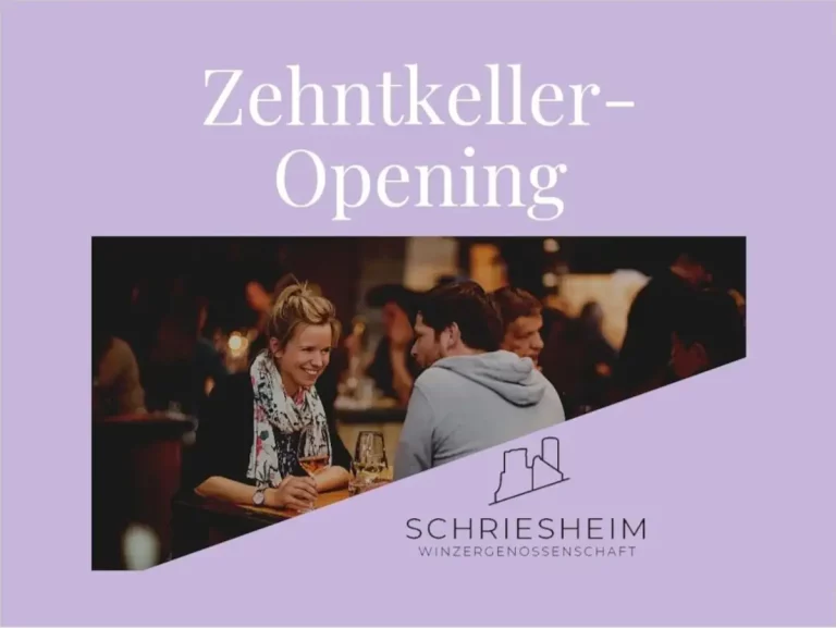 Zehntkeller Opening bei der Winzergenossenschaft Schriesheim