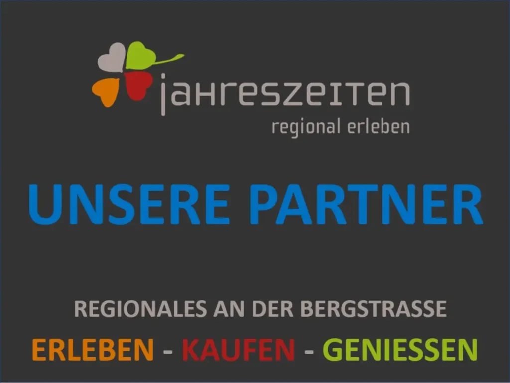 Jahreszeiten regional erleben - Unsere Partner - Regionales an der Bergstrasse - 2023-09