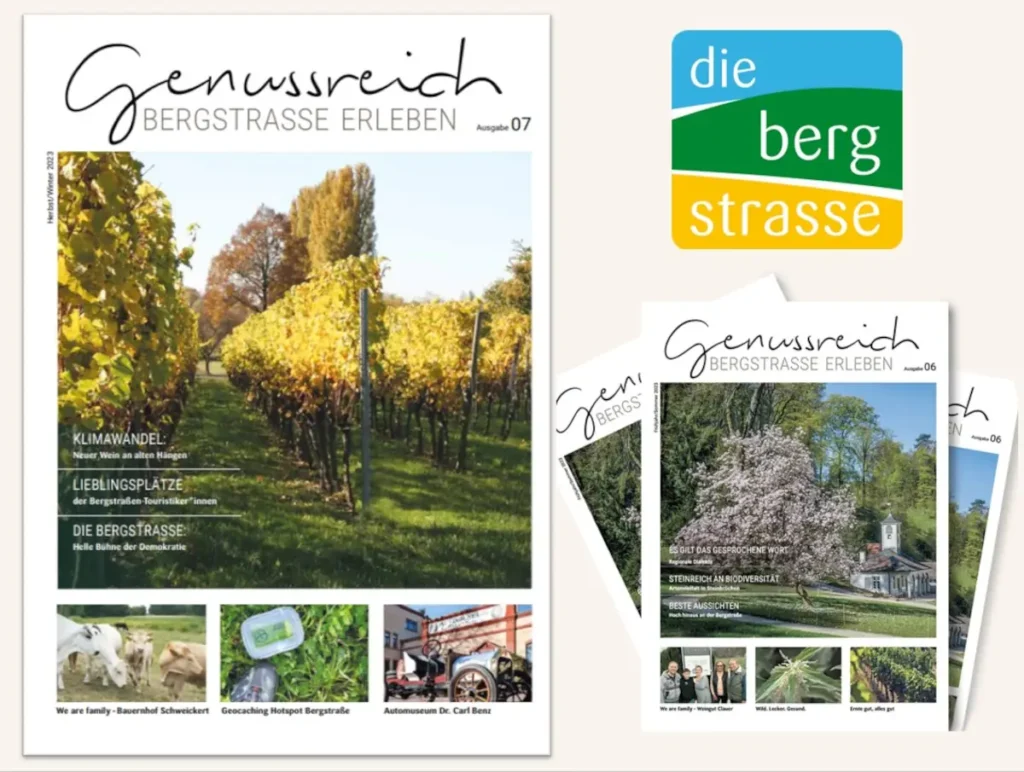Tourismus Service Bergstrasse - Magazin - Genussreich Bergstraße Erleben