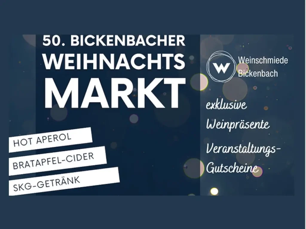 Weinschmiede Bickenbach - Bickenbacher Weinmarkt 2023
