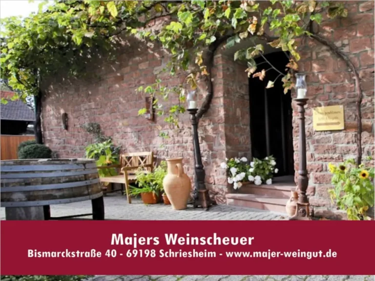 Majers Weinscheuer - Schriesheim - Partner von Jahreszeiten regional erleben an der Bergstraße