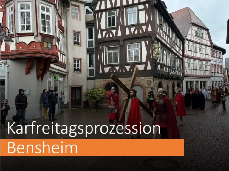 Karfreitags-Prozession in Bensheim