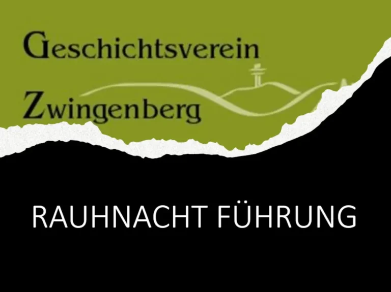 Geschichtsverein Zwingenberg - Veranstaltung - Rauhnacht Führung