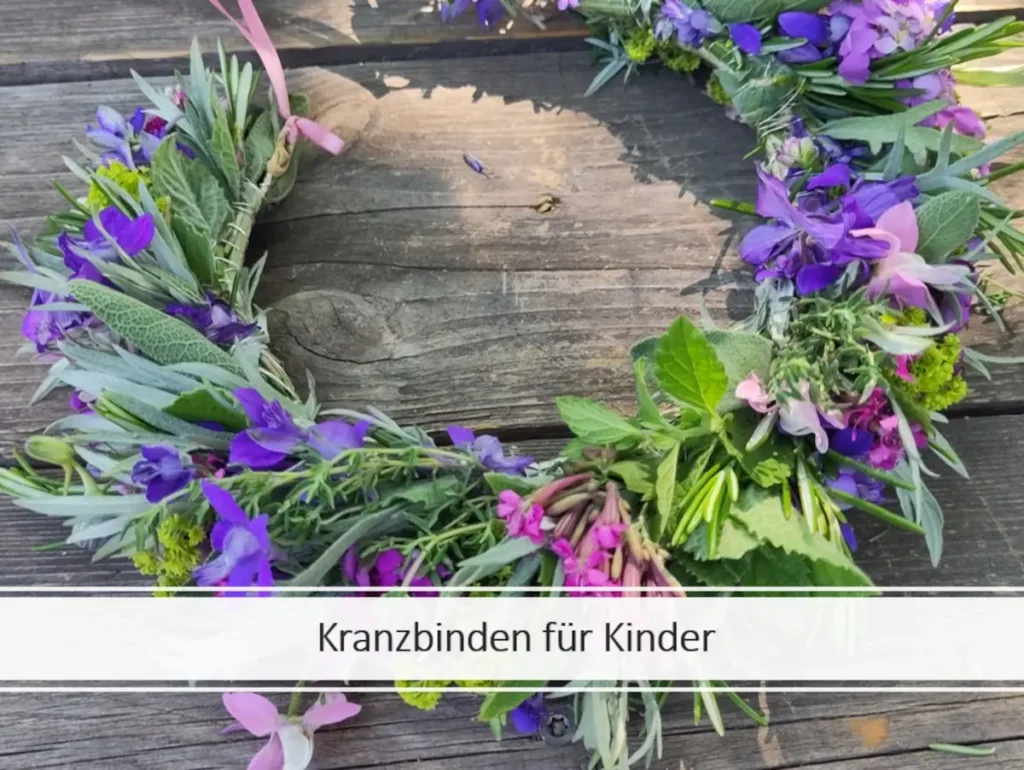 FeldBlume Tanja Knösel - Weiterstadt - Kranzbindekurs für Kinder