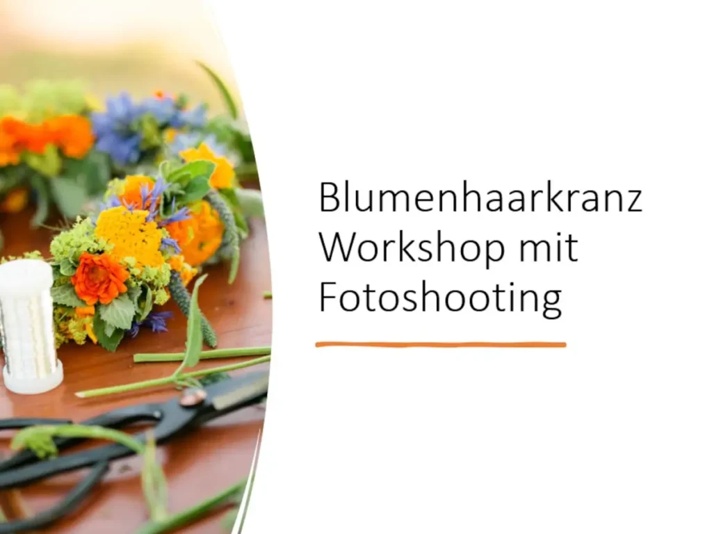 FeldBlume Tanja Knösel - Darmstadt - Blumenhaarkranz Workshop mit Fotoshooting